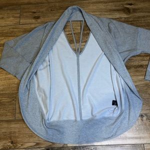 Zella long sweatshirt with cutout back